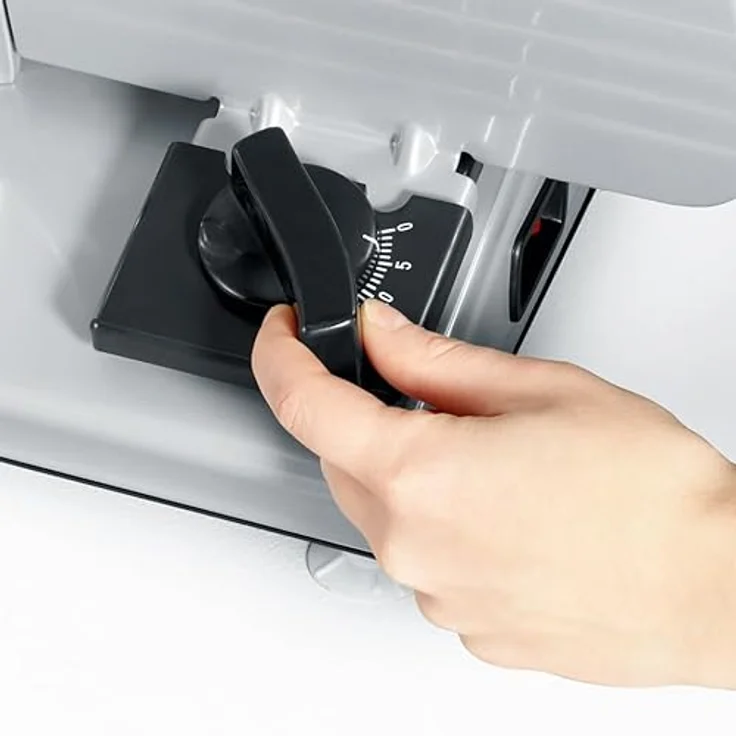 SEVERIN AS 3915 Allesschneider (180 W, Inkl. Schinkenmesser, Edelstahlmesser) silber – Bild 6