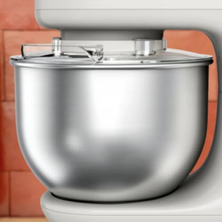Tefal QB1601 Küchenmaschine 800W 4,8L Schüssel Schneebesen Rührbesen Knethaken, leistungsstarker 800-W-Motor, planetarisches Rührsystem – Bild 2