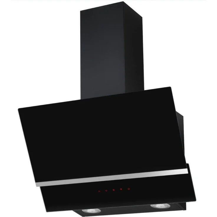 Amica KHF 664 611 S, Kaminhaube in Schwarz, 60 cm, Energieeffizienzklasse A++