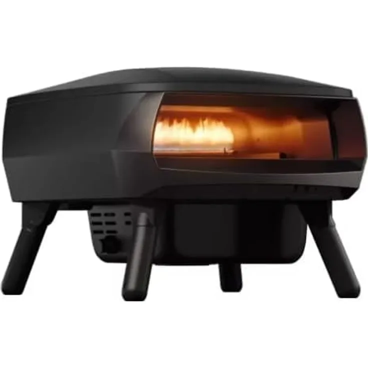 WITT Piccolo Rotante 16", Gas-Pizzaofen mit rotierendem Pizzastein, schwarz