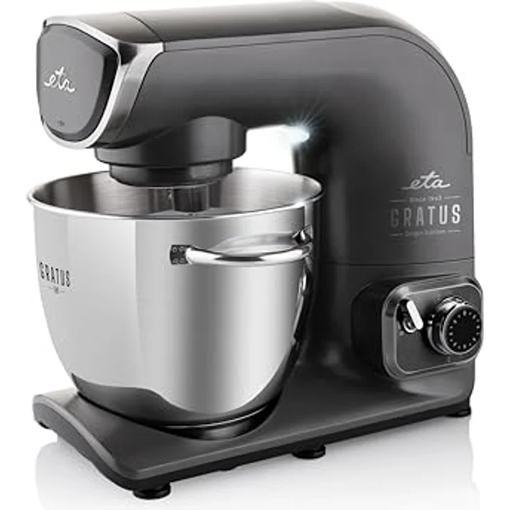 ETA Gratus EVO Origin Küchenmaschine I Vollmetall I 5.5 Liter Schüssel I 1500 Watt I Knetmaschine I Rührmaschine I Zubehör Paket inkl. Fleischwolf – Bild 2