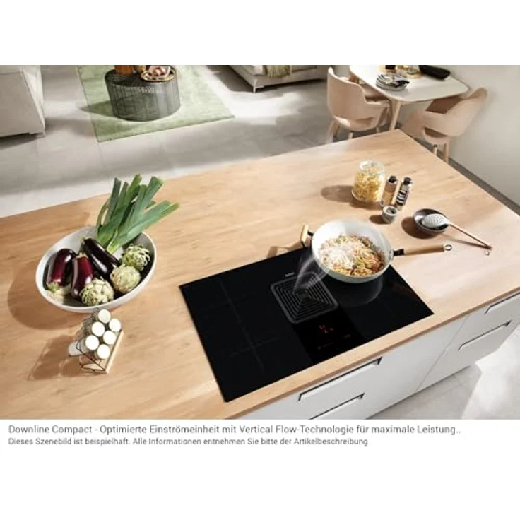Berbel 1100083 Downline Compact BKA 83 DLC, 83 cm Kochfeldabzug Induktion mit Vertical Flow-Technologie und Surface Protect-Design – Bild 3