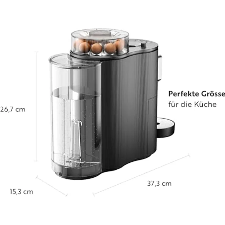 CAFE ROYAL CoffeeB Globe Kapselmaschine COFFEE B Kaffeemaschine Schwarz, Farbe: schwarz – Bild 3