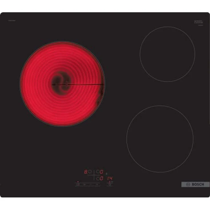 Bosch PKM611BB8E Serie 4 Elektrotisch 3 Kochstellen 60 cm Leistung 5700 W schwarz – Bild 1