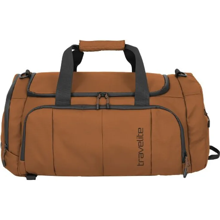Travelite Briize Weekender Reisetasche, 53 cm, aus 100% Polyester, braun