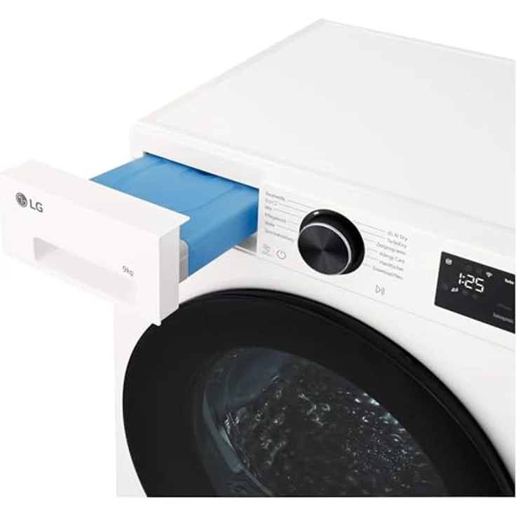 LG RT90X7 Wärmepumpentrockner 9 kg, Weiß, mit Trommelbeleuchtung und smarter Bedienung via WiFi – Bild 5