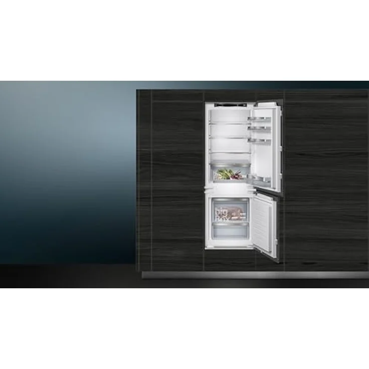 Siemens KI77SXFE0 iQ500 Einbau-Kühl-Gefrier-Kombination, Flachscharnier, 157,8 x 55,8 cm, 169 L Kühlen + 62 L Gefrieren, hyperFresh Plus, LED-Licht, superCooling-Funktion – Bild 4