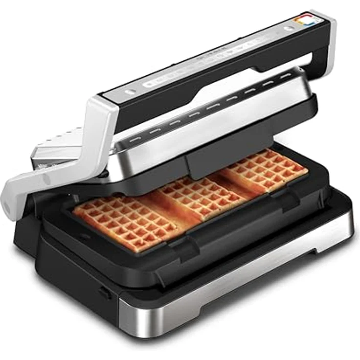 Tefal XA7348 Waffelplatten für OptiGrill 4in1 und 2in1 XL | Zubereitung von belgischen Waffeln | Aluminiumdruckguss | Antihaftbeschichtung | spülmaschinenfest | Schwarz – Bild 3