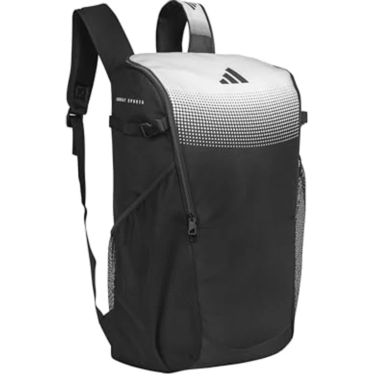 adidas Performance Sportrucksack BackPack Combat Sports, 30L, schwarz/weiß, mit Laptop- und Tabletfach, aus 100 % recyceltem Polyester – Bild 1