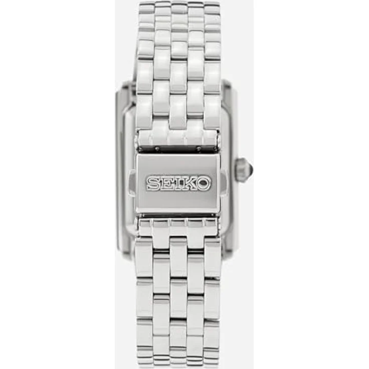 Seiko Klassische Uhr SWR083P1, Edelstahlgehäuse, Hardlexglas, wasserdicht, LumiBrite Leuchtbeschichtung – Bild 4