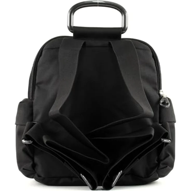 Mandarina Duck City Rucksack, 27 cm, schwarz, 100% Polyester, 27 x 13 x 23 cm – Bild 3