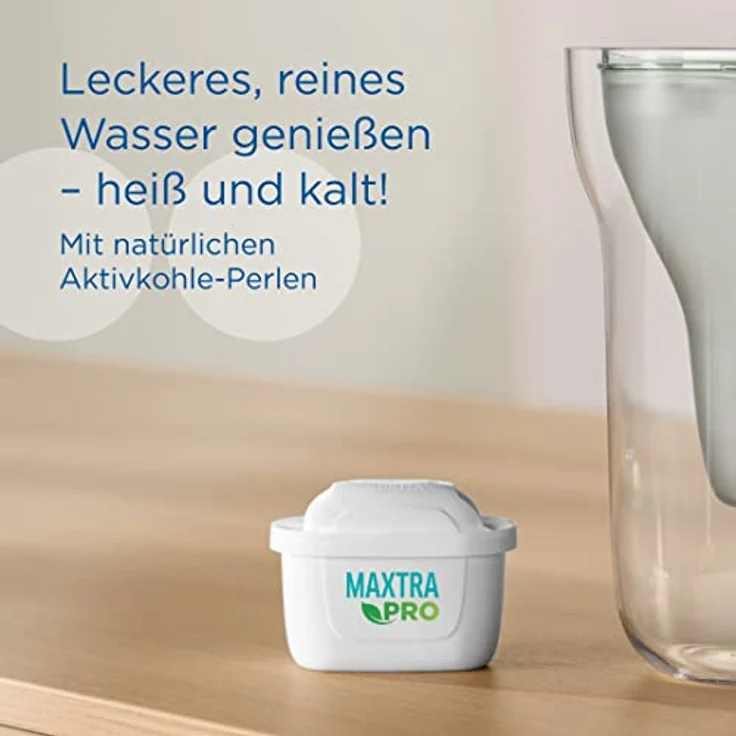 BRITA Wasserfilter-Kartusche MAXTRA PRO All-in-1 - 6er Pack (Halbjahresvorrat) - Ersatzkartuschen reduzieren Kalk, Chlor, Pestizide & Verunreinigungen für Leitungswasser mit besserem Geschmack – Bild 2