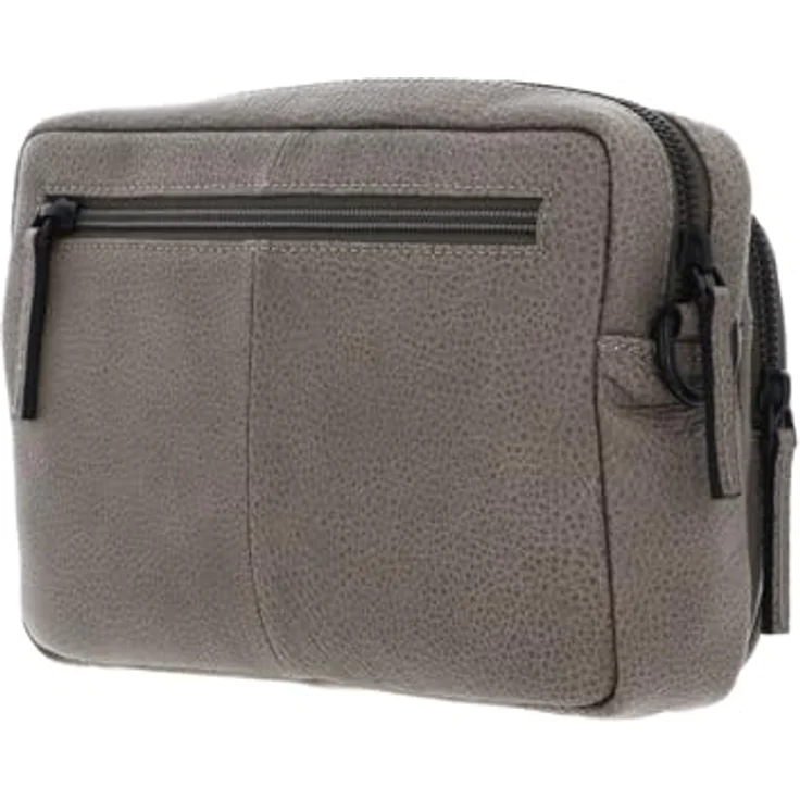 Picard Casual Umhängetasche, genarbtes Rindleder, grau, 25 x 8 x 16 cm – Bild 4