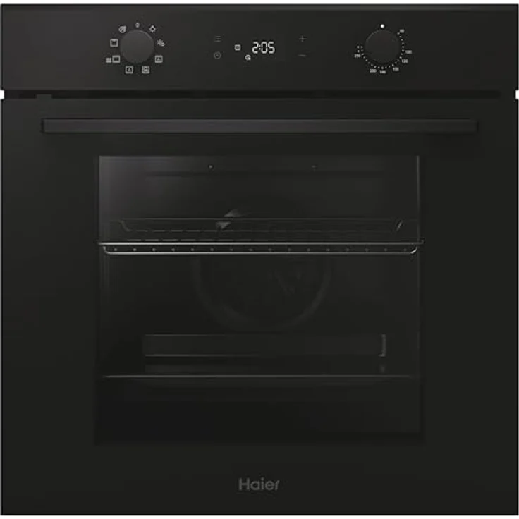 Haier ID SERIE 2 H6 ID2P3T1HTB Einbau-Backofen in Schwarz, A+, 78 Liter, 9 Funktionen, Umluft Beheizung mit Grill, Hydrolyse-Reinigung, Teleskopauszug – Bild 1