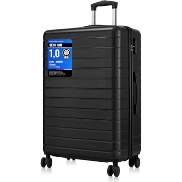 Shavont Koffer XL 76 cm, Leichter ABS+PC-Hartschalenkoffer mit 4 Rollen, 91,6 L Fassungsvermögen – Bild 1