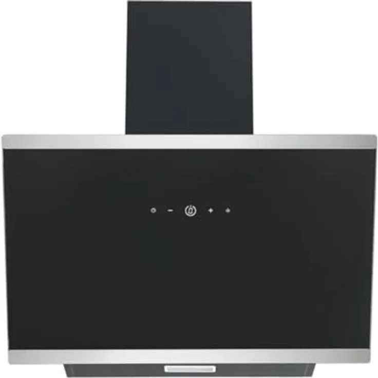 PKM KHS20-60H Kopffreihaube A+ Glas Dunstabzugshaube schwarz 60cm - PKM Dunstabzugshaube mit Aktivkohlefilter und LED-Beleuchtung – Bild 1
