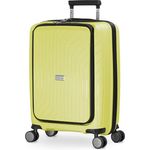 Hauptstadtkoffer TXL Reisetrolley in 3 Größen, Hartschalen-Schutzhülle aus Polypropylen, robust und leicht, Limettengrün, Laptop Rollkoffer, Koffer