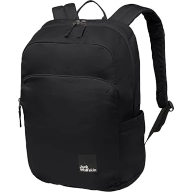 Jack Wolfskin Terraview Rucksack, Freizeitrucksack mit Laptopfach, Organizer und gepolsterten Schultergurten, Schwarz – Bild 1