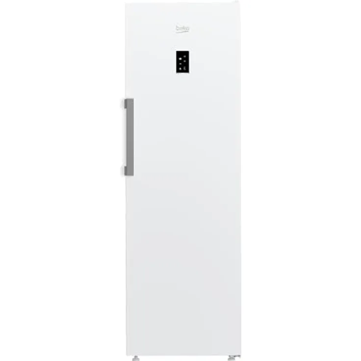 BEKO B7RFNE316W Gefrierschrank, No-Frost, 286 l, weiß, 1865 mm hoch, Schnellgefrierfunktion, wechselbarer Türanschlag