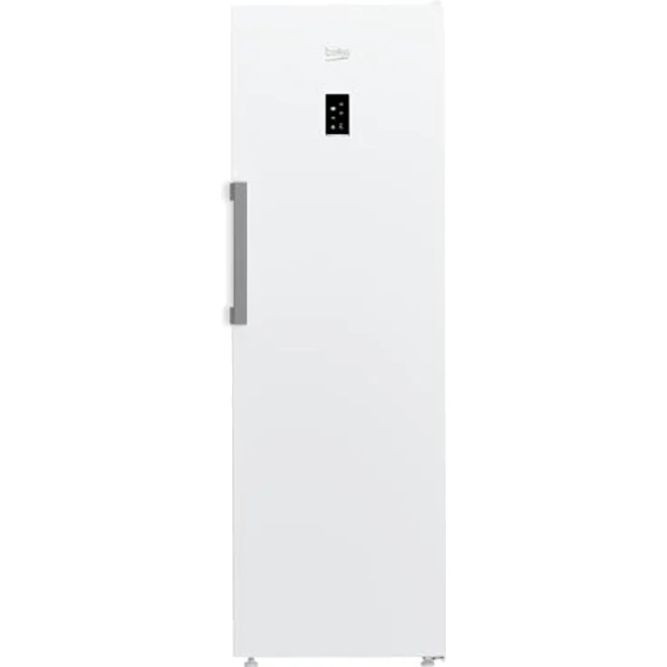 BEKO B7RFNE316W Gefrierschrank, No-Frost, 286 l, weiß, 1865 mm hoch, Schnellgefrierfunktion, wechselbarer Türanschlag – Bild 1