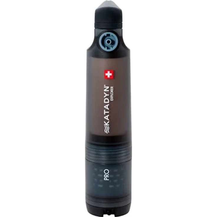 Katadyn Explorer Pro Wasserfilter 8021292, 3-Stufen-Filtration mit Keramik-, Aktivkohle- und Virusmembran, mobiler Purifier für extreme Umgebungen – Bild 1