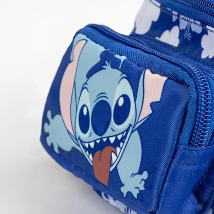 Artesanía Bauchtasche Disney Stitch, Gürteltasche aus 100% Polyester, 25x11x1,6cm – Bild 3