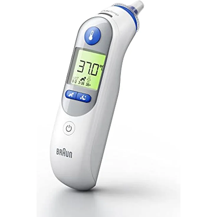 Braun ThermoScan 7+, Ohrthermometer mit Age Precision Technologie, Nachtmodus und Lautlosmodus – Bild 1