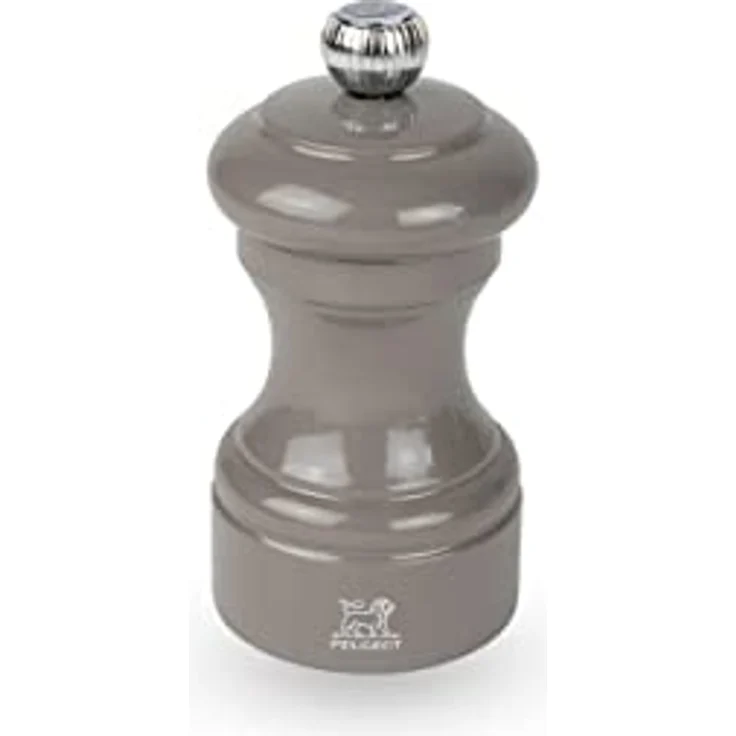 PEUGEOT - Salzmühle Bistro 10 cm - Klassische Mahlgradeinstellung - Aus PEFC-zertifiziertem Holz - Taupegrau lackiert – Bild 1