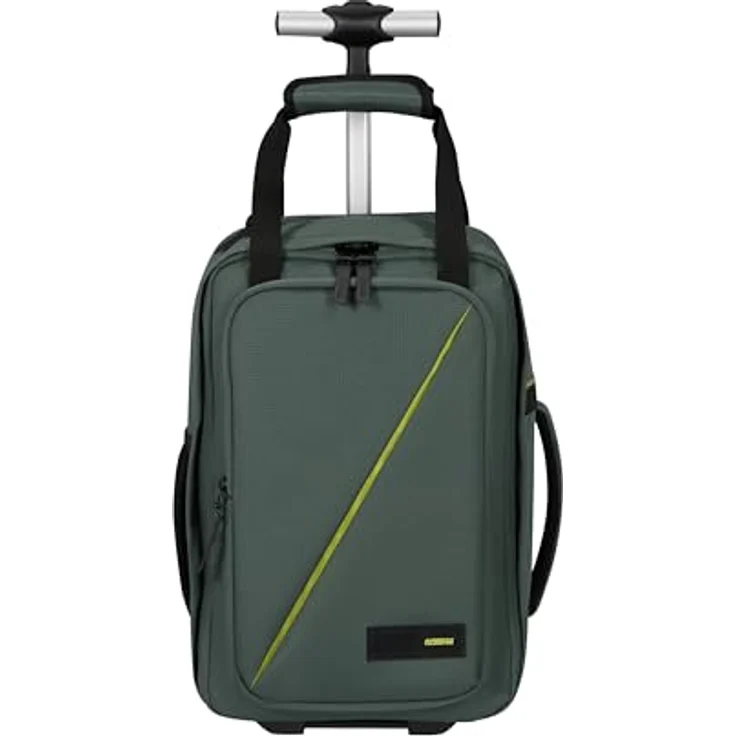 American Tourister Take2Cabin, Ryanair Handgepäcktasche unter dem Sitz, 40 x 25 x 20 cm, 20 L, grün (Dark Forest) mit Rucksackfunktion und effizienten Organisationsmöglichkeiten – Bild 2
