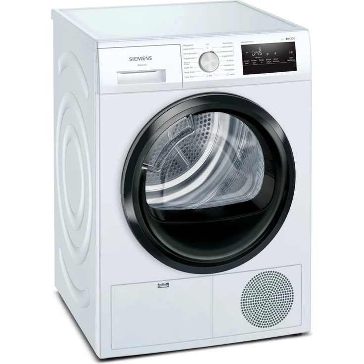 Siemens Extraklasse WT45HVU5AT, Wäschetrockner mit effizienten Trocknungsprogrammen