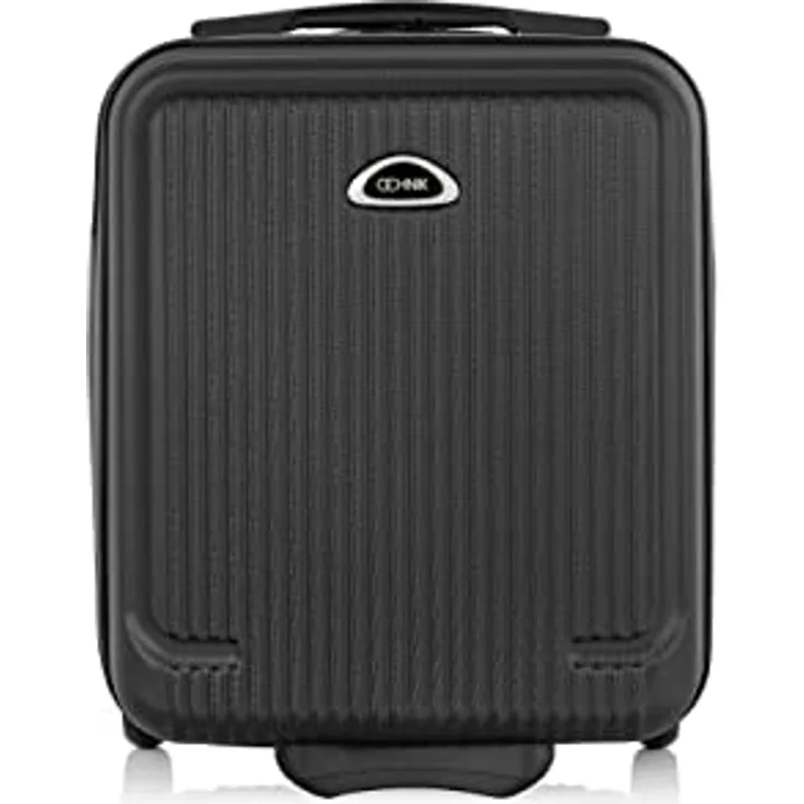 Ochnik Kabinenkoffer | Hartschalenkoffer | Material: ABS | Farbe: Schwarz | Maße: 40 x 30 x 19 cm | Fassungsvermögen: 20 Liter | 2 Räder | Hohe Qualität