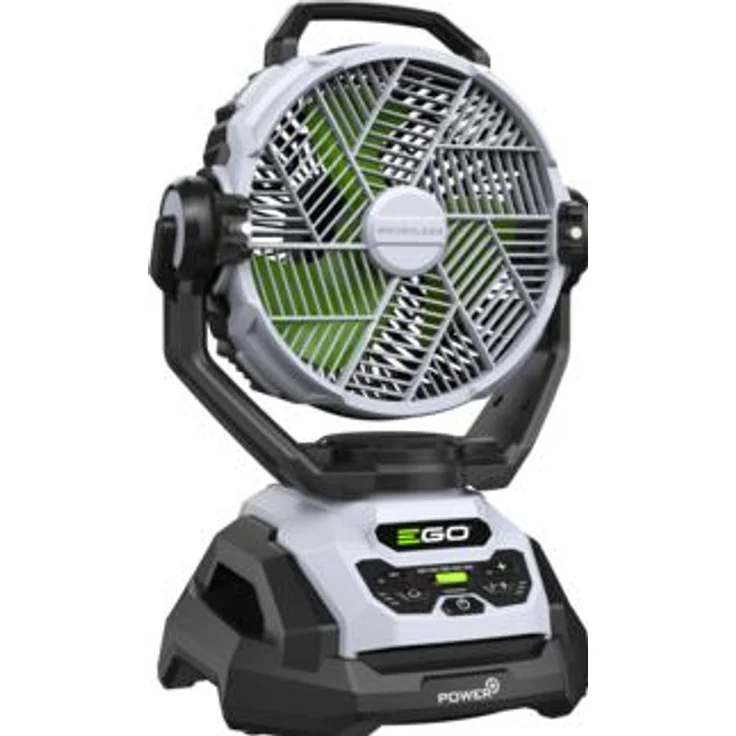 EGO FN1000E, 25-cm-Ventilator mit Sprühnebelfunktion, 2 Kühlungs- und 5 Lüfterstufen, oszillierend, Bluetooth-Steuerung