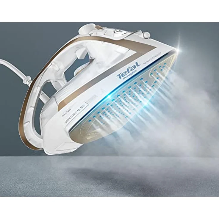 Tefal Dampfbügeleisen FV8042 Puregliss Dampfbügeleisen, ausgezeichnete Gleiteigenschaften, Entkeimende Dampfkraft, präzise Spitze – Bild 5