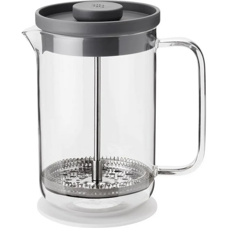 RIG-TIG French Press Kanne Brew-It, 800 ml Kaffeekanne in Grau - Preisvergleich