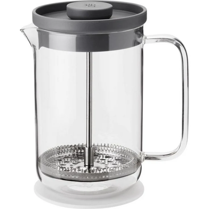 RIG-TIG French Press Kanne Brew-It, 800 ml Kaffeekanne in Grau - Preisvergleich – Bild 1