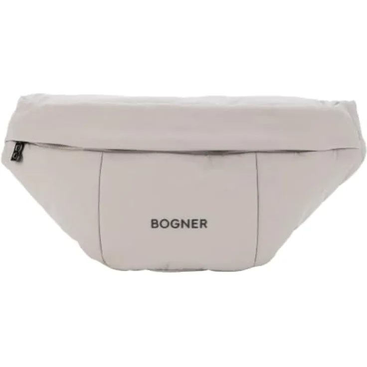 Bogner Bromont Tius Gürteltasche, 20 cm, weiß, 100% Nylon, kompakte Größe 20 cm x 7 cm x 15 cm