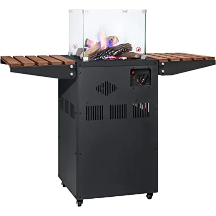 Blumfeldt Flagranti Gasheizung, Freiluftheizung, 8kW Gasofen, Gasflaschen bis zu 11kg