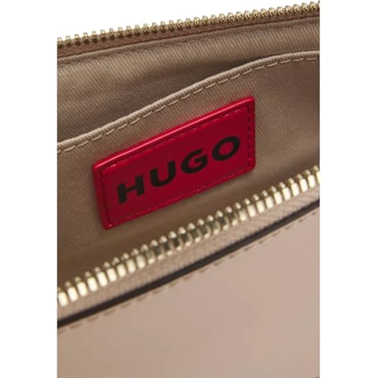 Hugo Yorih Schultertasche, 24 cm, beige, 100% Polyurethan, kompakt – Bild 4
