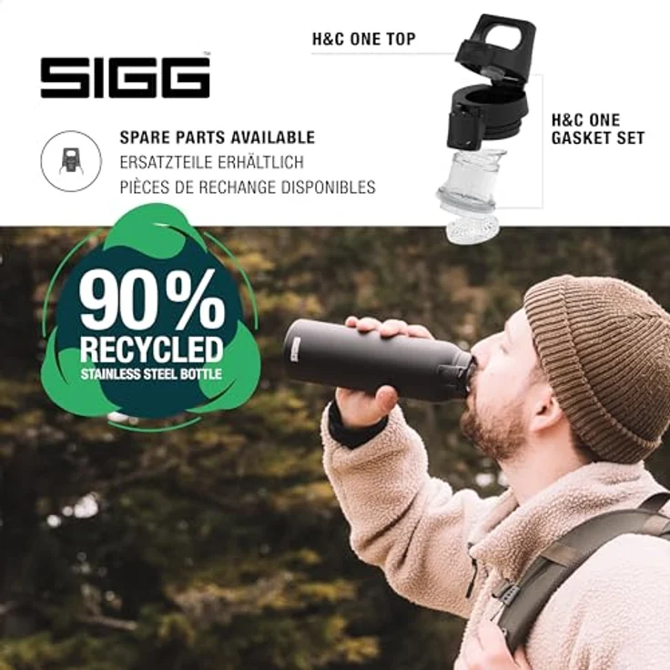 Sigg Hot & Cold One Isolierflasche light black – Bild 6