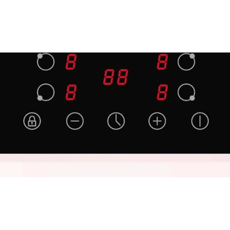 PKM Glaskeramikkochfeld EB-C4G Timer | Touch Control | 6000 W | Edelstahlrahmen | Abschaltautomatik | Kindersicherung | – Bild 2