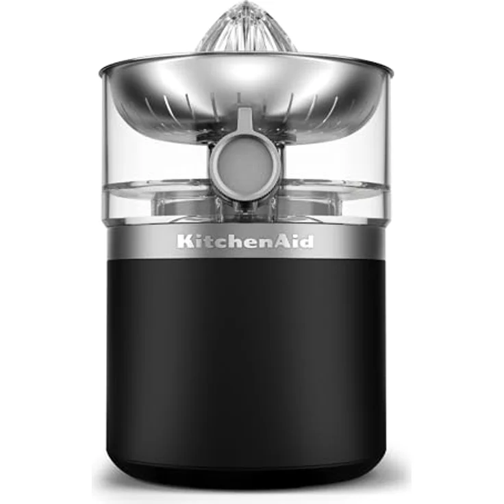 KitchenAid Go Cordless Zitruspresse 5KCJR160BM, kabellose Entsafter in elegantem Matt-Schwarz mit Zubehör und kompakter Größe – Bild 1