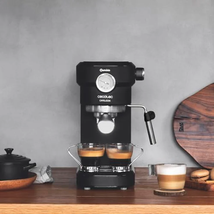 Cecotec Cafelizzia 790 Black Pro Espressomaschine Siebträgermaschine, mit Dampfdüse, schwarz – Bild 3