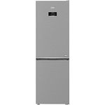 Beko bPRO 500 B5RCNA366HXB1 Freistehende Kühl-/Gefrierkombination, Großer Kühlschrank, 316 l, NoFrost, 0°C-Zone, HarvestFresh, AeroFlow, Urlaubsmodus, 3 Gefrierschubladen, Edelstahl-Look