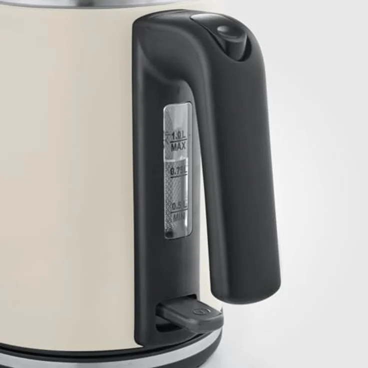 SEVERIN - Wasserkocher, 1 l, 2400 W, Beige, WK 9577 - 100 % BPA-frei, kompaktes Design aus Edelstahl – Bild 4