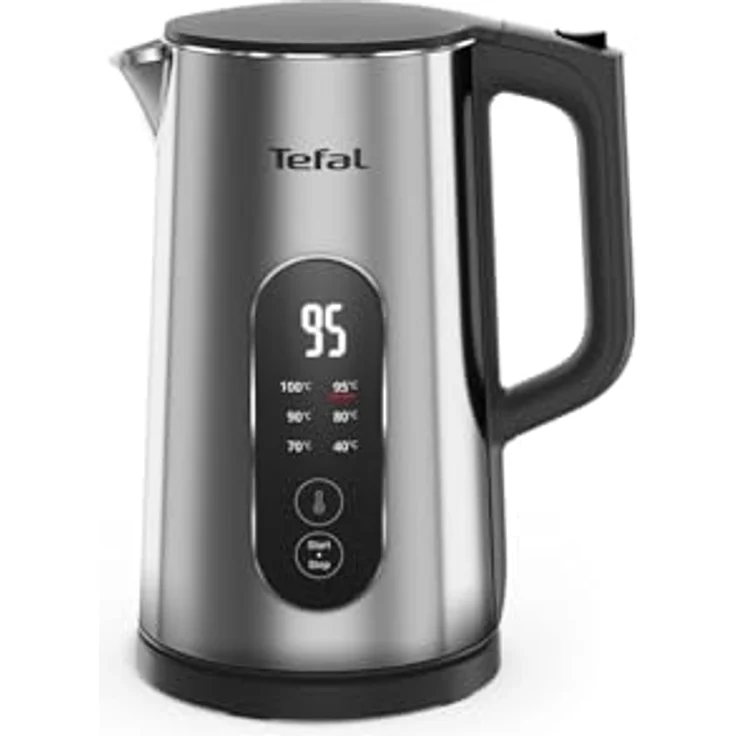 Tefal Selezione, Wasserkocher, Silber und Schwarz, prüffähiger und kabelloser Design-Wasserkocher – Bild 2