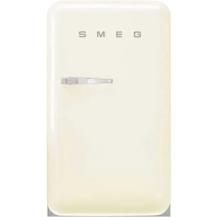 SMEG FAB10RCR6, Stand-Kühlschrank Rechtsanschlag, Creme, 50's Style, 122 l Inhalt, LED Innenbeleuchtung