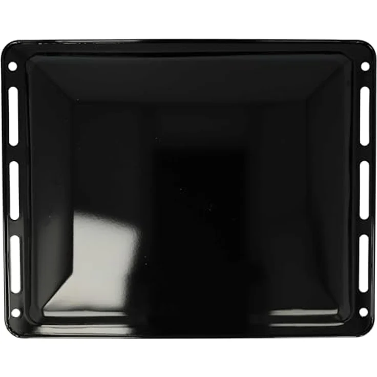 VHBW Backblech Ersatz für Bosch 1101433, 11029050, HEZ631070 - Antihaftbeschichtet, Emailliert Schwarz, 45,5 x 36,1 x 2 cm, Spülmaschinenfest – Bild 2