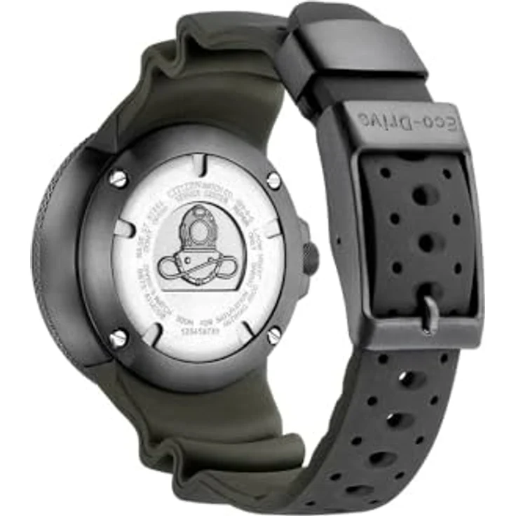 CITIZEN Diving Watch BJ8055-04X, Eco-Drive Solartechnologie, 30 ATM wassergeschützt, schwarz – Bild 2