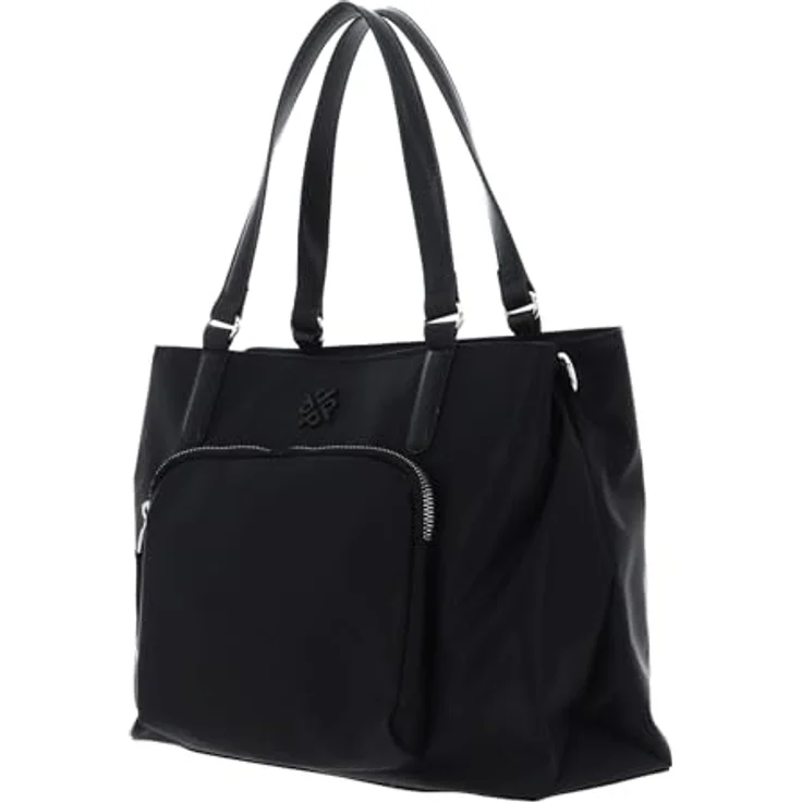Picard Legere Shopper, stilvolle Tote Bag aus strapazierfähigem Nylon, Schwarz, 33 x 15 x 25 cm – Bild 2