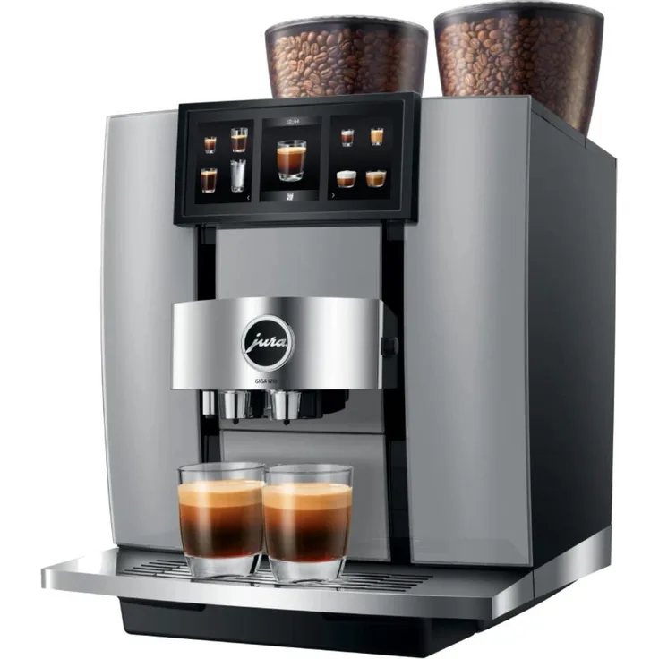 Jura Giga W10 Professional 15549 Kaffeevollautomat, 35 Kaffeespezialitäten, Cold Extraction Process, diamond silver